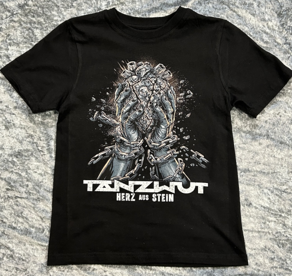 Kinder-T-Shirt Herz aus Stein